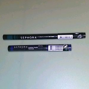 SEPHORA EYELINERS IN BLUE, 2 COUNT